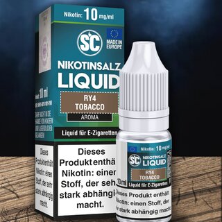SC Nic Salt RY4 Tobacco 10ml Liquid