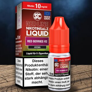 SC Nic Salt Red Berries V2 10ml Liquid 10mg