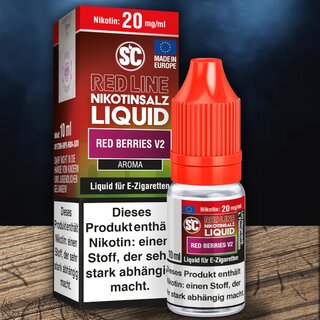 SC Nic Salt Red Berries V2 10ml Liquid 20mg