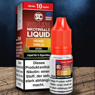 SC Nic Salt Orange Vanilla 10ml Liquid 10mg