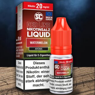 SC Nic Salt Watermelon 10ml Liquid 20mg