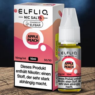 ELFLIQ Nic Salt Apple Peach
