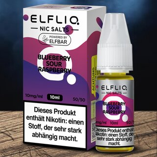 ELFLIQ Nic Salt Blueberry Sour Raspberry