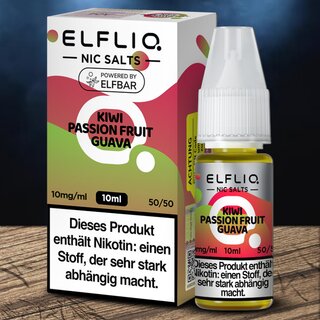 ELFLIQ Nic Salt Kiwi Passionfruit Guava