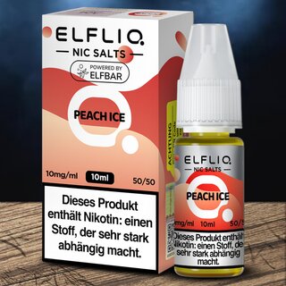 ELFLIQ Nic Salt Peach Ice
