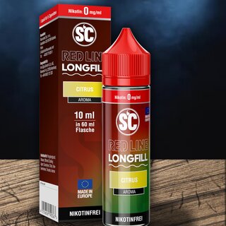 SC Red Line Longfill - 10ml Aroma Citrus