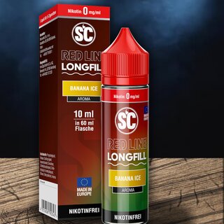 SC Red Line Longfill - 10ml Aroma Banana Ice