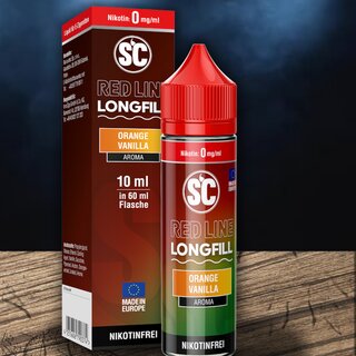 SC Red Line Longfill - 10ml Aroma Orange Vanilla