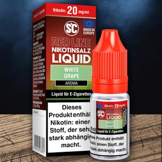 SC Nic Salt White Grape 10ml Liquid 20mg