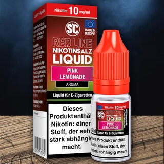 SC Nic Salt Pink Lemonade 10ml Liquid 10mg