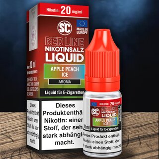SC Nic Salt Apple Peach Ice 10ml Liquid 20mg
