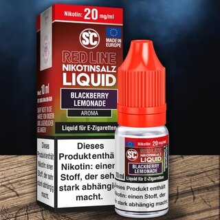 SC Nic Salt Black Lemonade 10ml Liquid 20mg