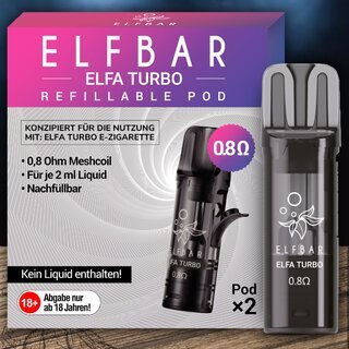Elfbar Elfa Pod (2 St�ck pro Packung) 0,8