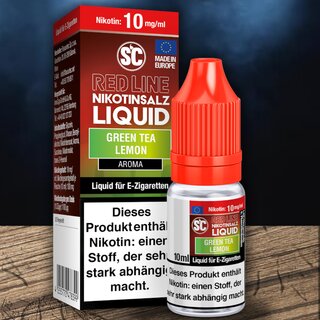 SC Nic Salt Green Tea Lemon 10mg
