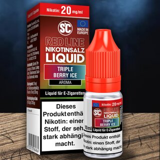 SC Nic Salt Triple Berry Ice 10ml Liquid 20mg