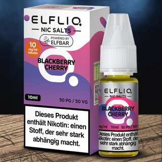 ELFLIQ Nic Salt Blackberry Cherry