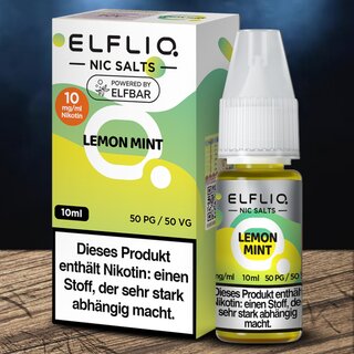 ELFLIQ Nic Salt Lemon Mint
