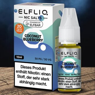 ELFLIQ Nic Salt Coconut Blueberry 20mg
