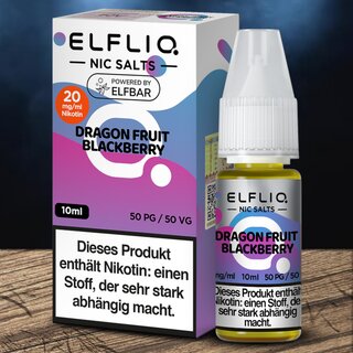 ELFLIQ Nic Salt Dragon Fruit Blackberry 20mg